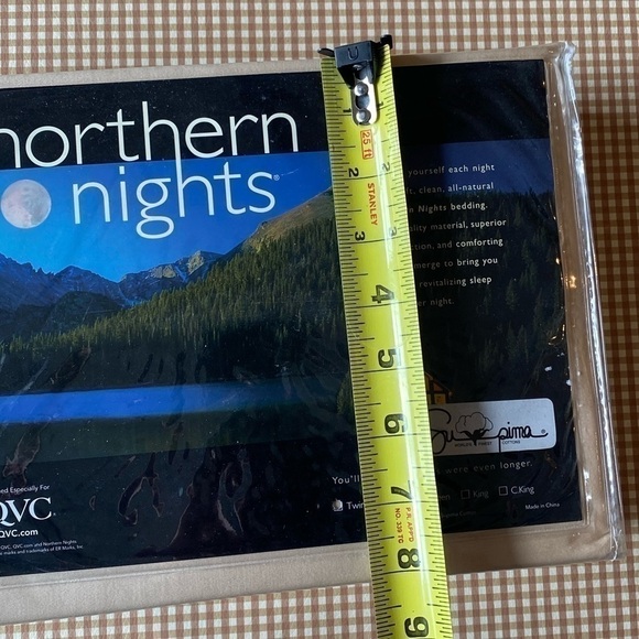Northern Nights 100% Supima Cotton Ivory sheet set. Twin size. NWT. Unopened - Picture 14 of 14